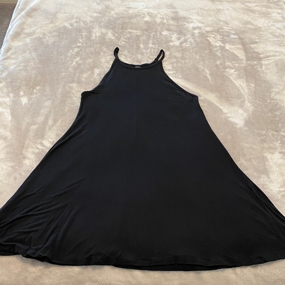 Old Navy Black Midi Dress